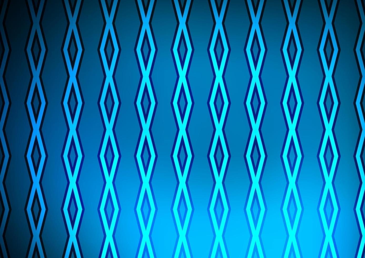 texture vectorielle bleu clair avec lignes, losanges. vecteur