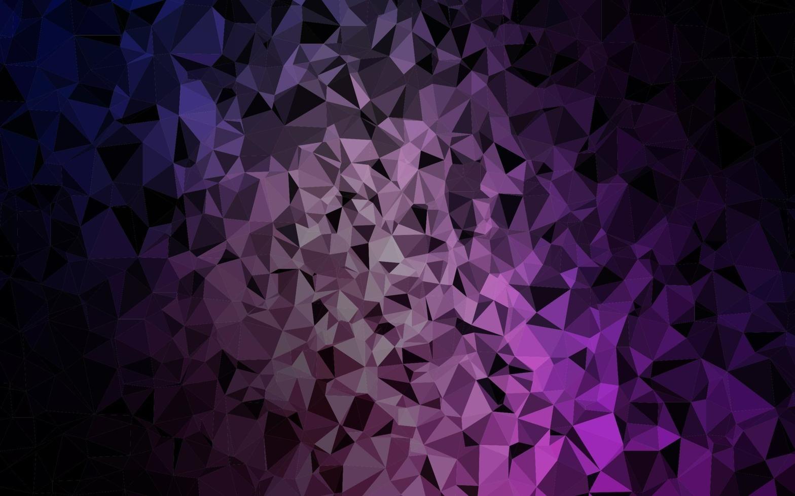 modèle polygonal vecteur violet foncé, rose.