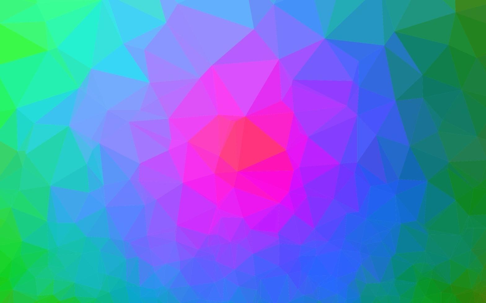 lumière multicolore, disposition polygonale abstraite de vecteur arc-en-ciel.