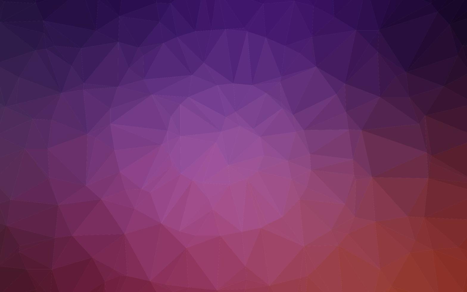 mise en page low poly vecteur violet foncé.