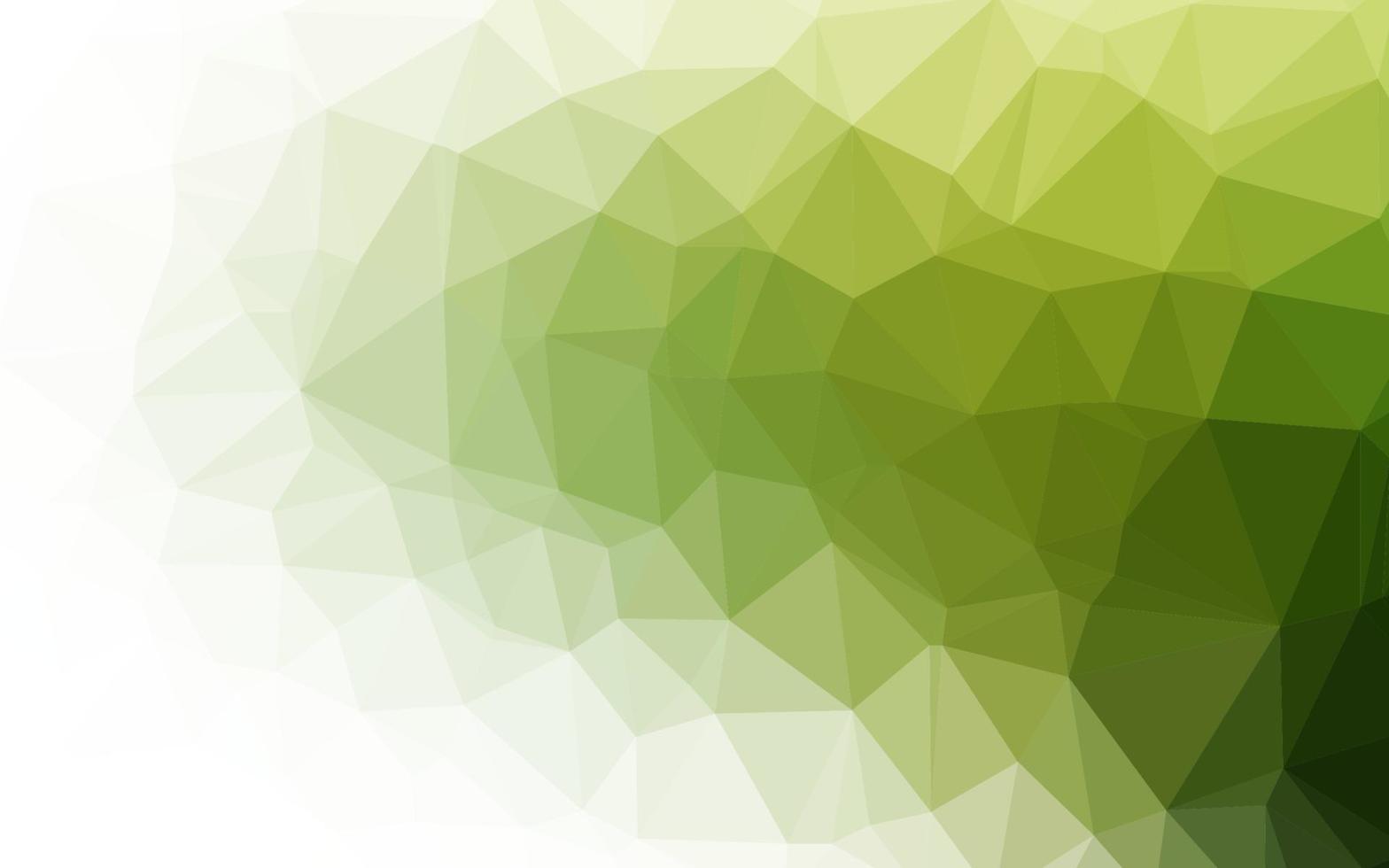 mise en page abstraite de polygone vecteur vert clair.