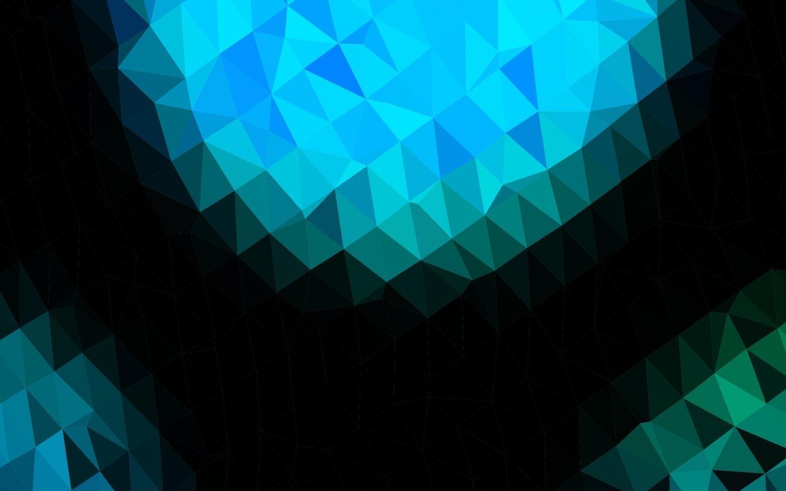 mise en page abstraite de polygone vectoriel bleu clair et vert.
