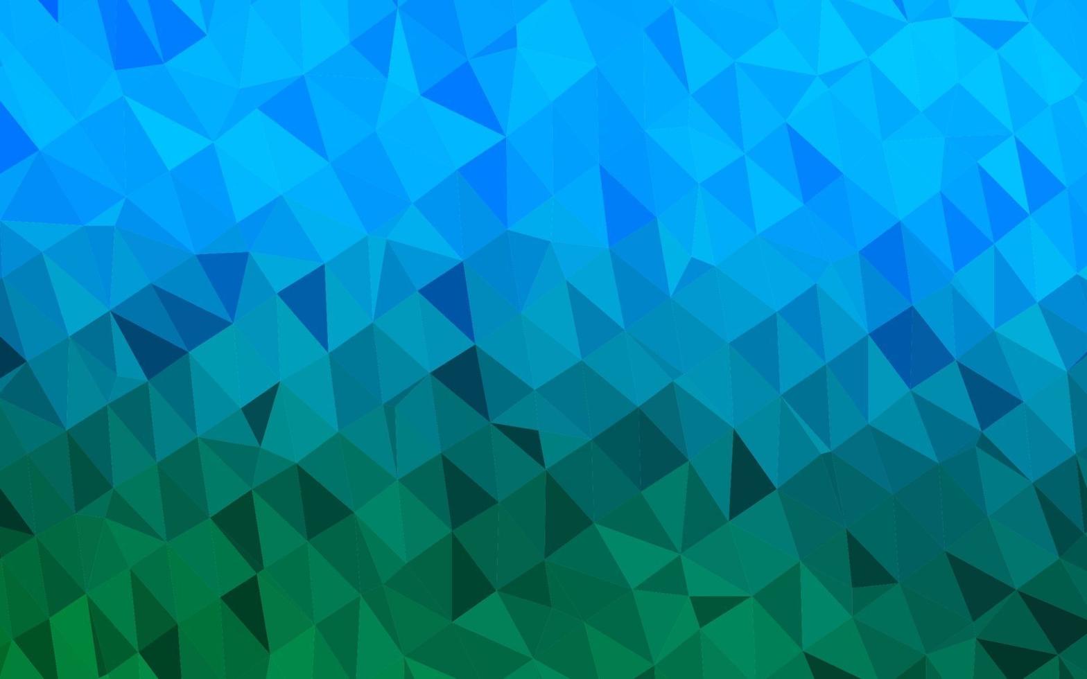 toile de fond abstrait polygone vecteur bleu clair, vert.