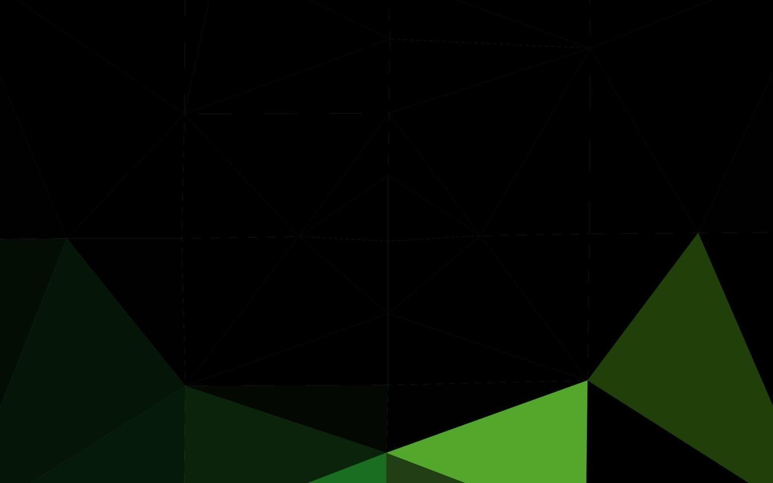 abstrait de polygone vecteur vert clair.