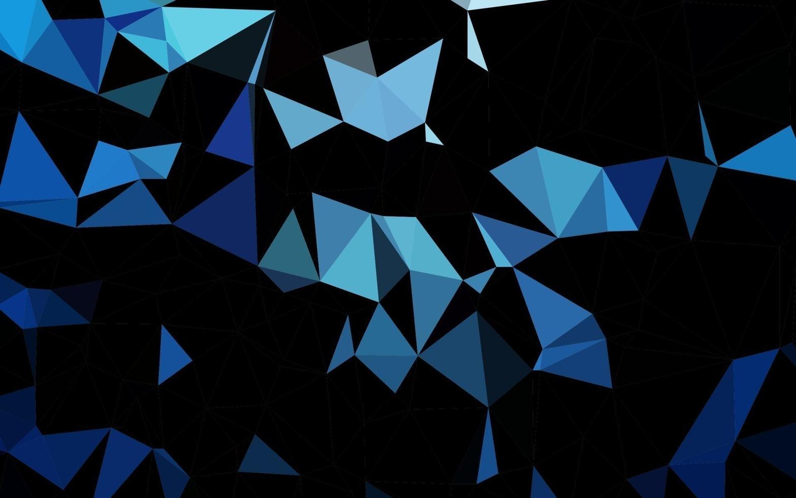 mise en page low poly vecteur bleu clair.