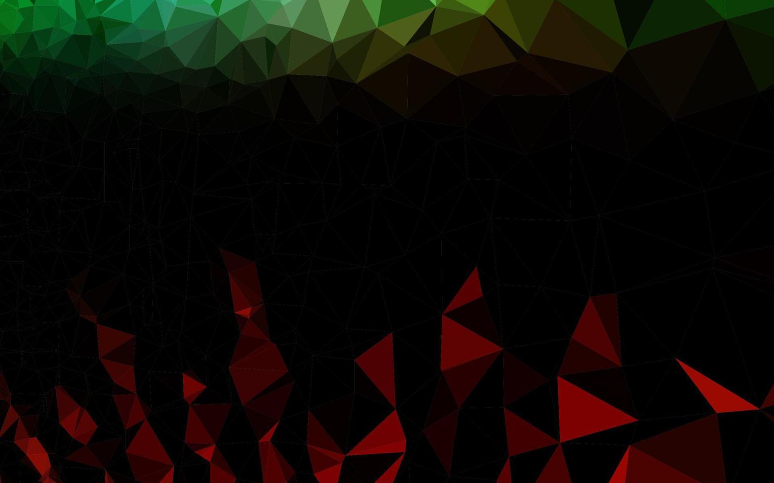 texture low poly vecteur vert clair, rouge.