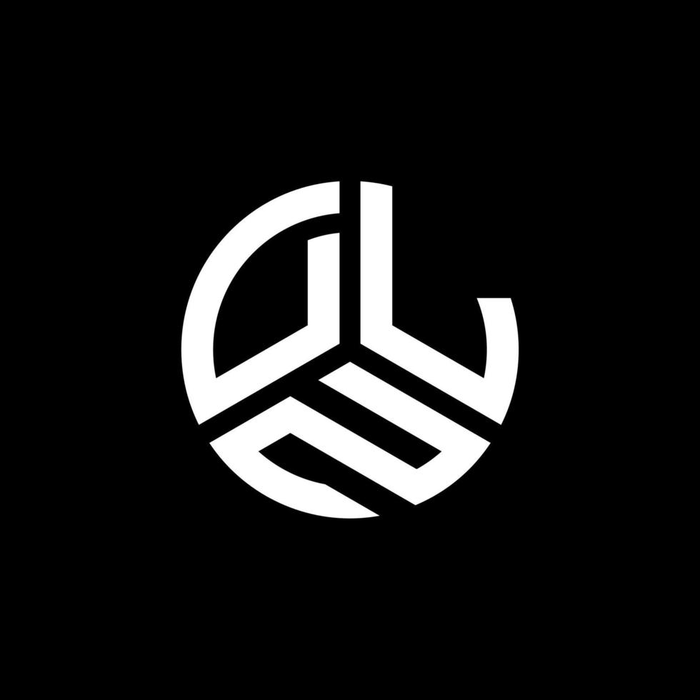 création de logo de lettre dln sur fond blanc. concept de logo de lettre initiales créatives dln. conception de lettre dln. vecteur
