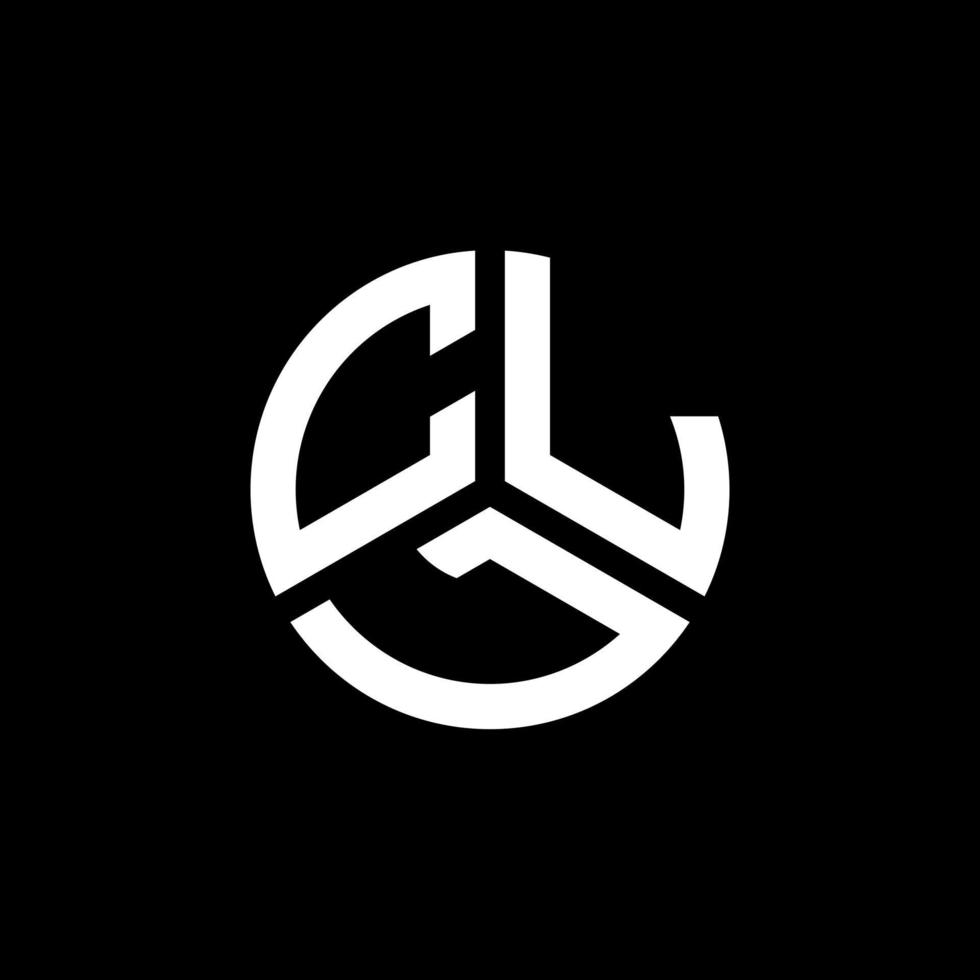 création de logo de lettre cl sur fond blanc. concept de logo de lettre initiales créatives cll. conception de lettre cll. vecteur