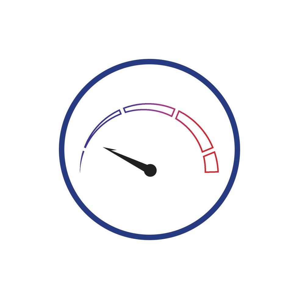 modèle d'illustration de conception graphique de vecteur de compteur de vitesse