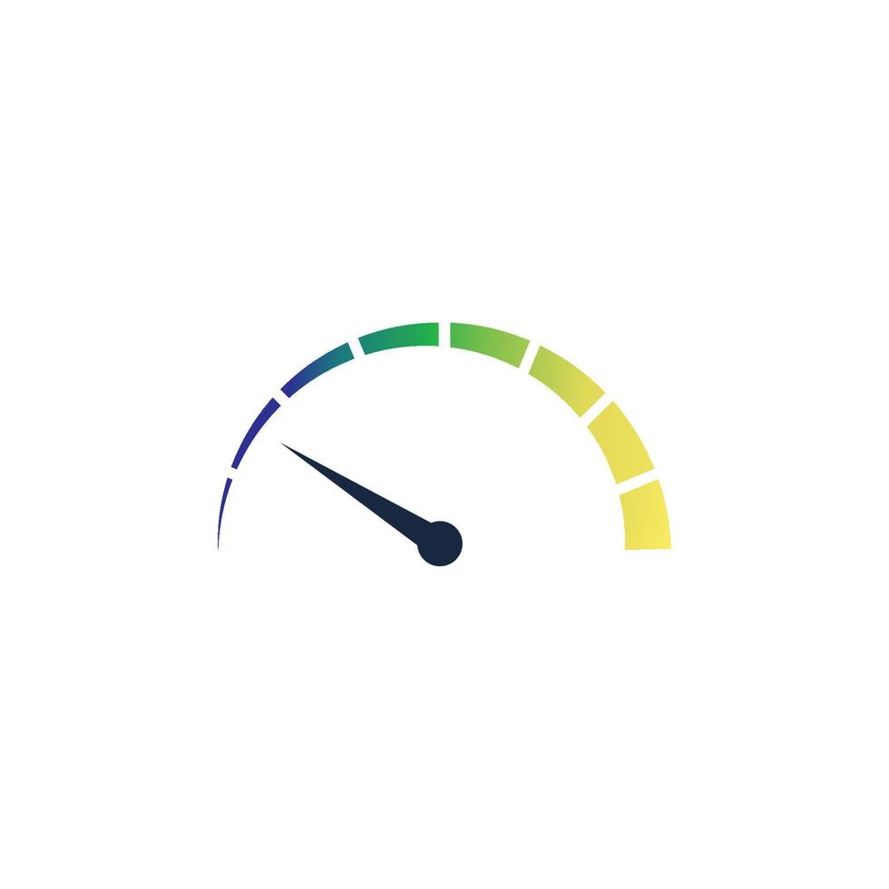 modèle d'illustration de conception graphique de vecteur de compteur de vitesse