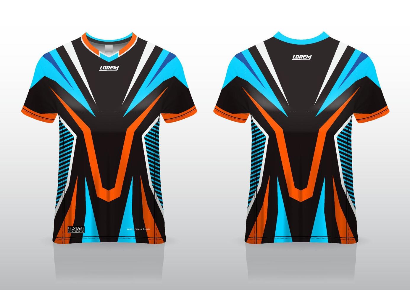 conception de maillot de football pour les sports de plein air vecteur