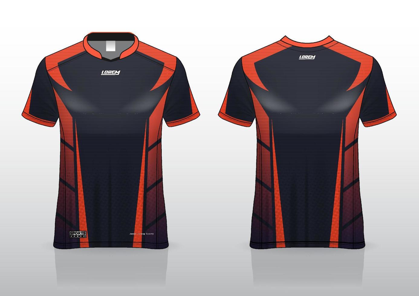 conception de maillot de football pour les sports de plein air vecteur