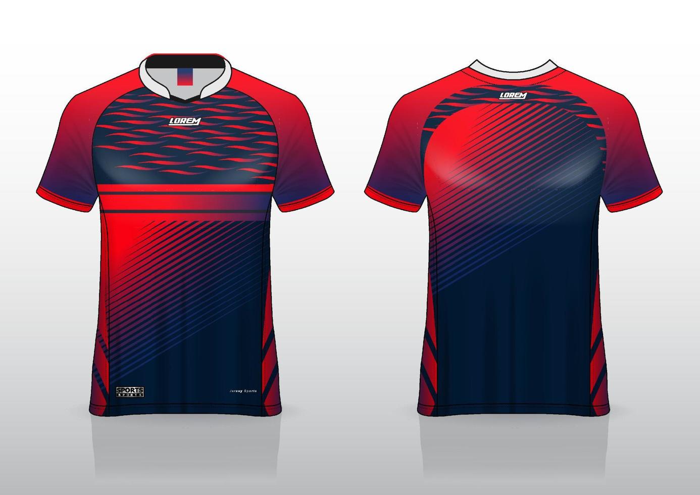 conception de maillot de football pour les sports de plein air vecteur