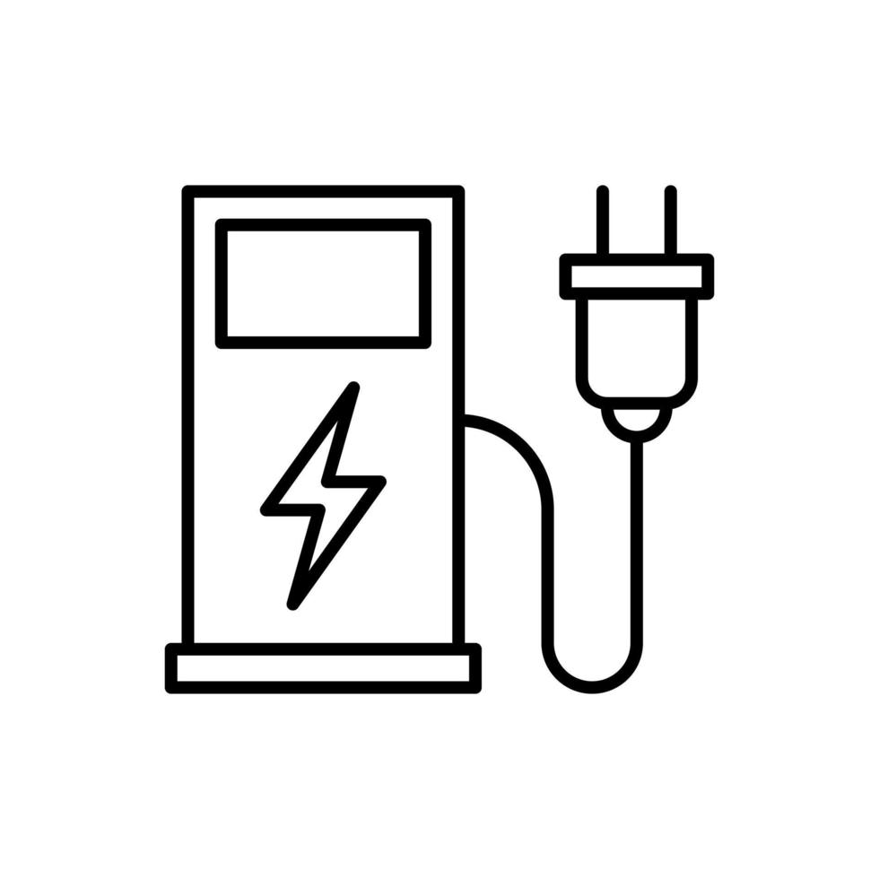 icône de vecteur de station électrique