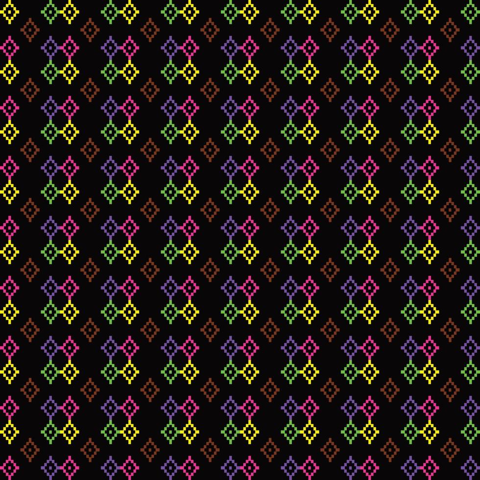 motif vectoriel. motif de tissage carré plus fréquent, motif vectoriel sans couture. texture élégante moderne. conception graphique à la mode pour l'équipement de test de vêtements, intérieur, papier peint multicolore