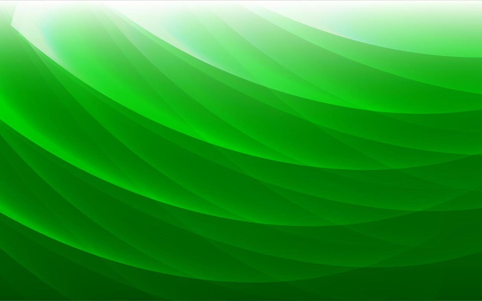 abstrait vert élégant avec une vague brillante. vecteur de fond vert dégradé abstrait avec des formes brillantes.