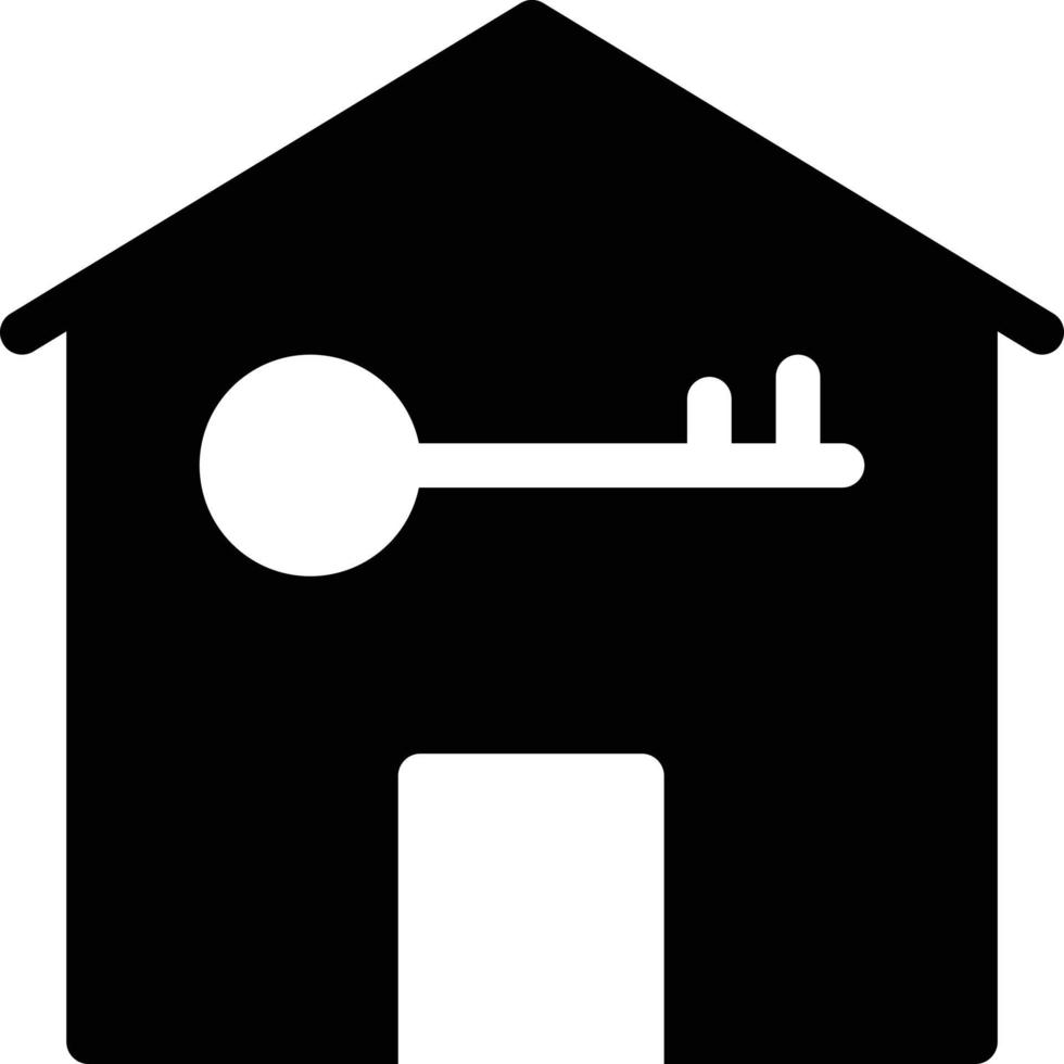 illustration vectorielle clé de la maison sur un arrière-plan. symboles de qualité premium. icônes vectorielles pour le concept et la conception graphique. vecteur