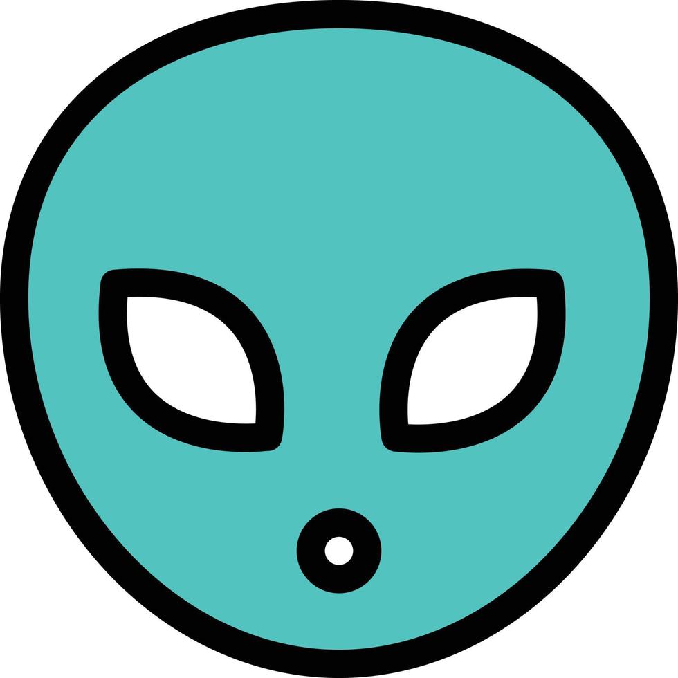 illustration vectorielle extraterrestre sur un background.symboles de qualité premium. icônes vectorielles pour le concept et la conception graphique. vecteur