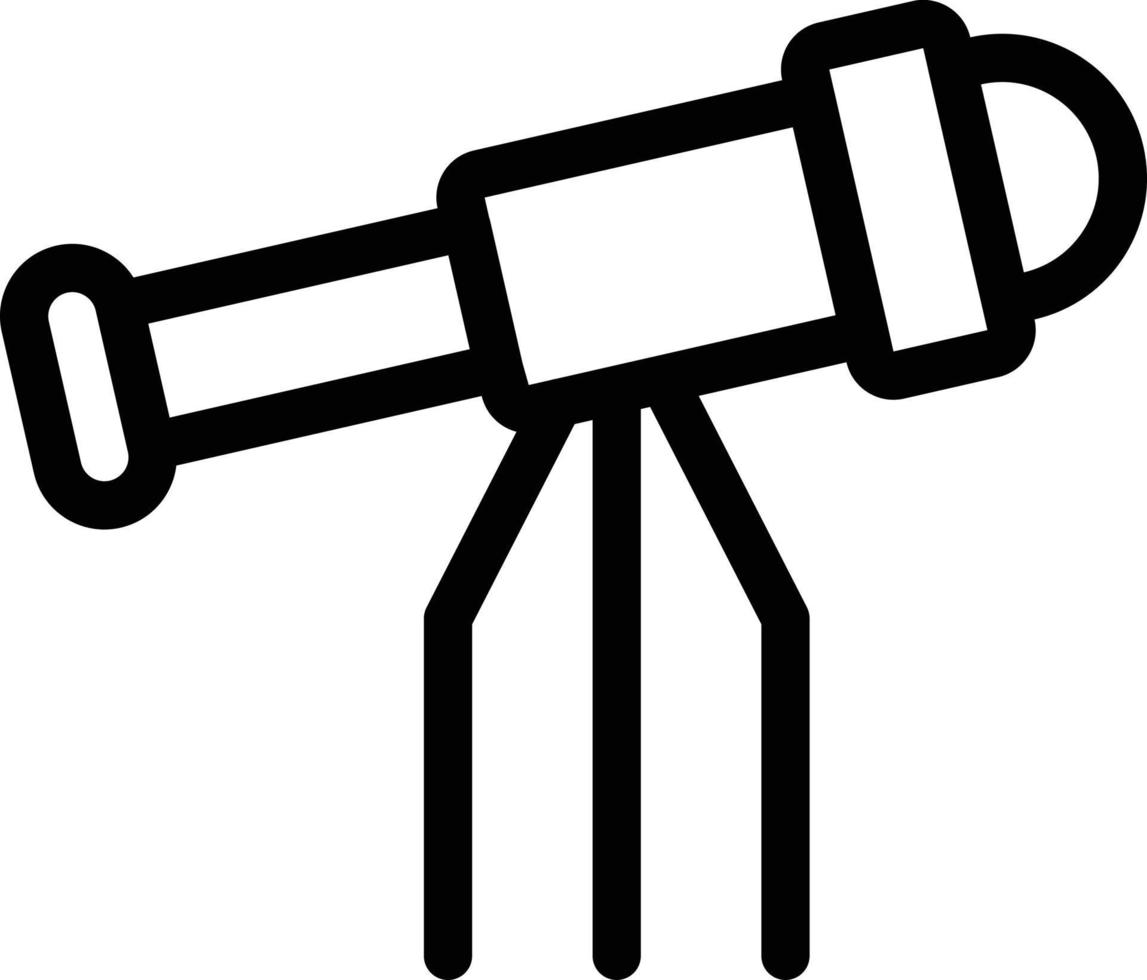 illustration vectorielle de télescope sur un background.symboles de qualité premium. icônes vectorielles pour le concept et la conception graphique. vecteur