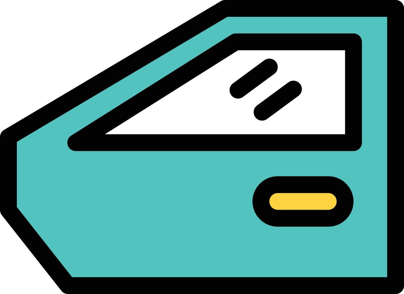 illustration vectorielle de porte de voiture sur un background.symboles de qualité premium. icônes vectorielles pour le concept et la conception graphique. vecteur
