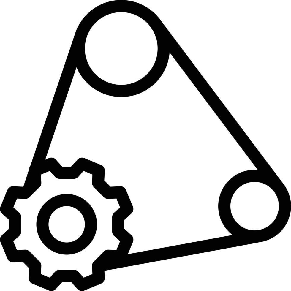 illustration vectorielle de moteur sur un background.symboles de qualité premium. icônes vectorielles pour le concept et la conception graphique. vecteur