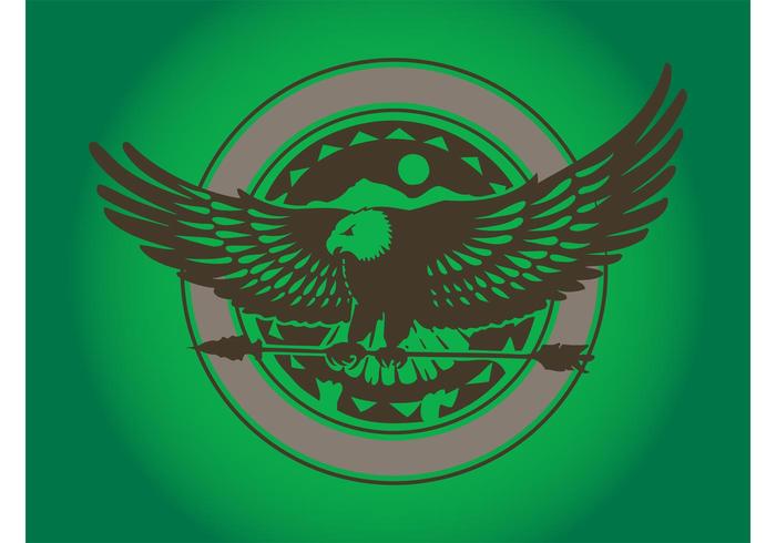 Logo eagle vecteur