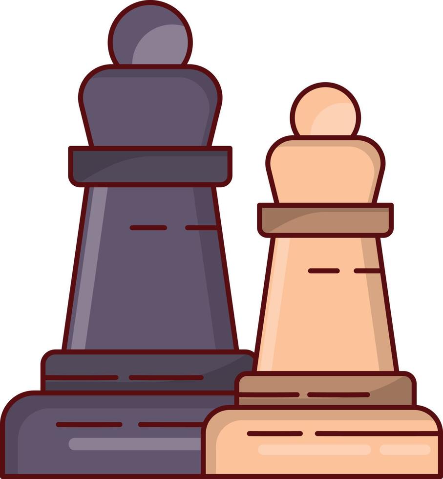 illustration vectorielle d'échecs sur un background.symboles de qualité premium. icônes vectorielles pour le concept et la conception graphique. vecteur