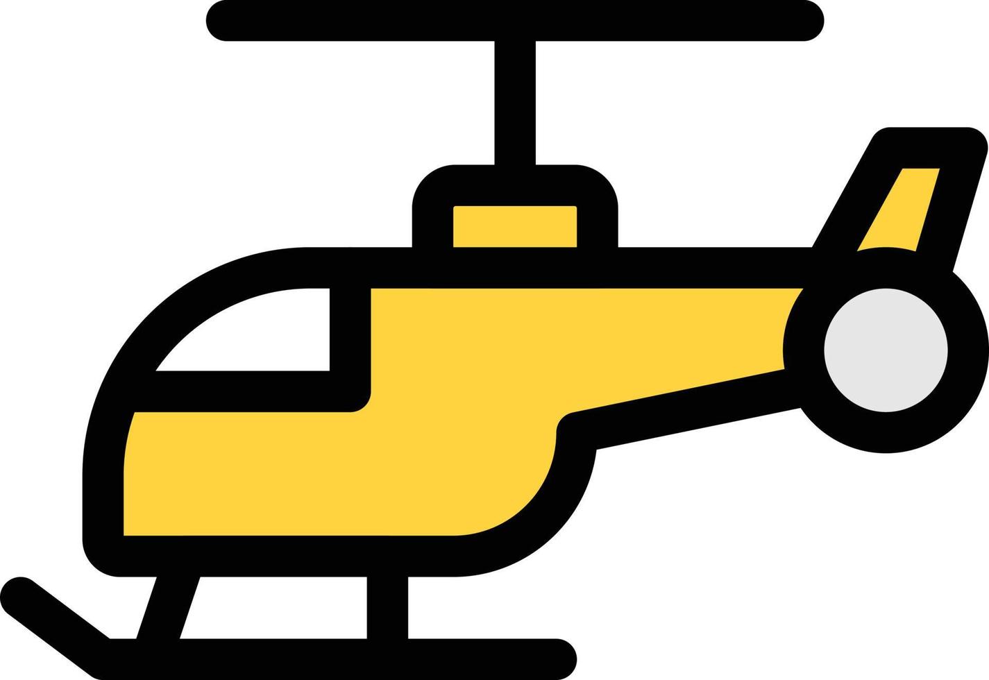 illustration vectorielle d'hélicoptère sur un background.symboles de qualité premium. icônes vectorielles pour le concept et la conception graphique. vecteur