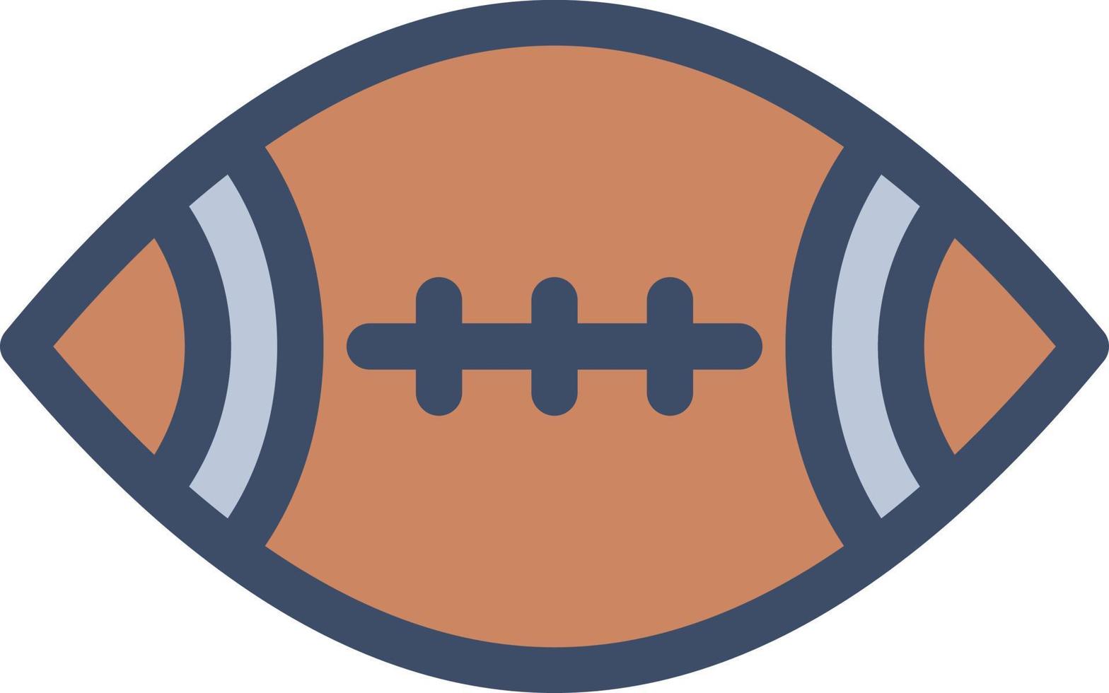 illustration vectorielle de rugby sur fond symboles de qualité premium. icônes vectorielles pour le concept et la conception graphique. vecteur