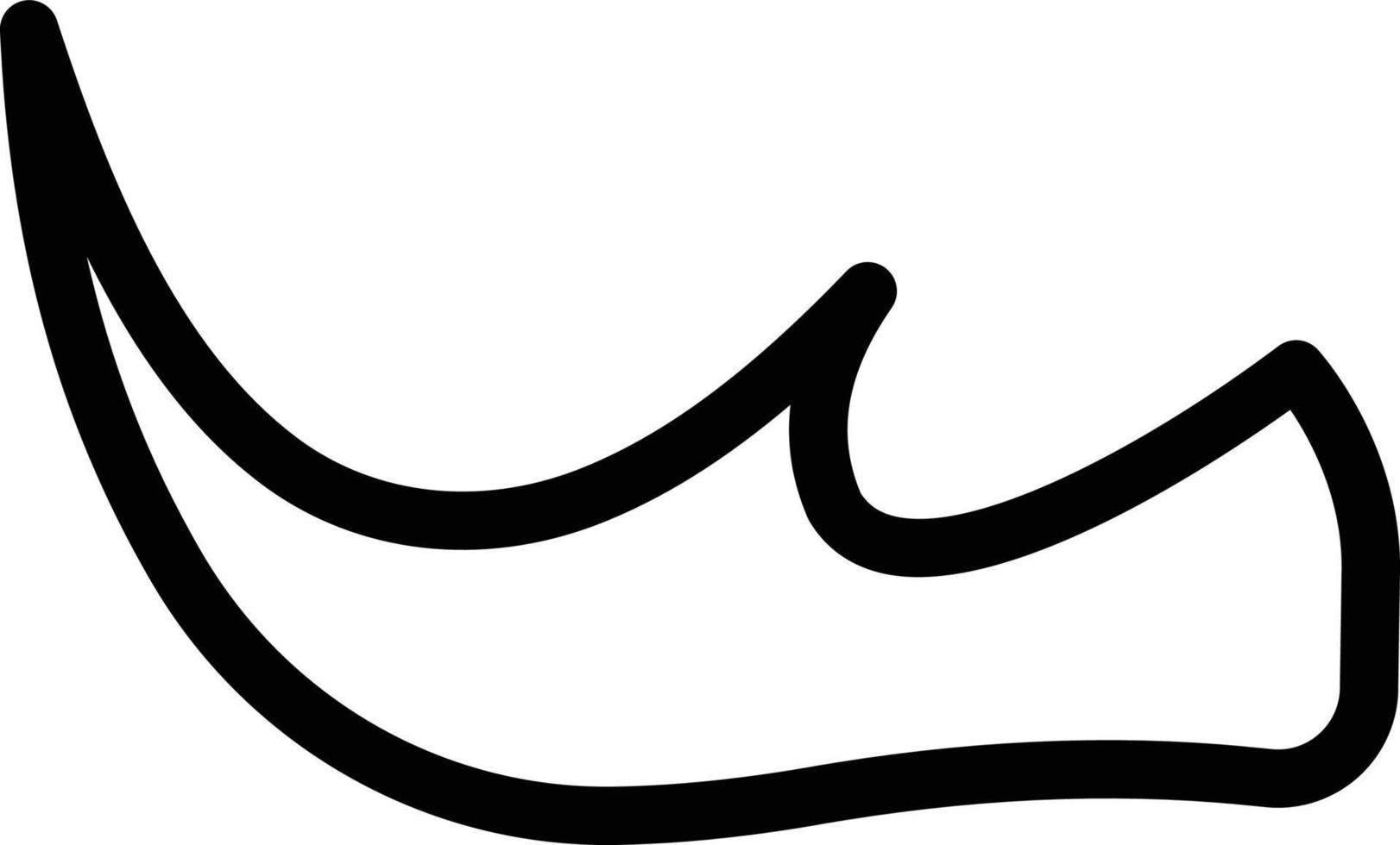 illustration vectorielle de chaussure arabe sur fond symboles de qualité premium. icônes vectorielles pour le concept et la conception graphique. vecteur