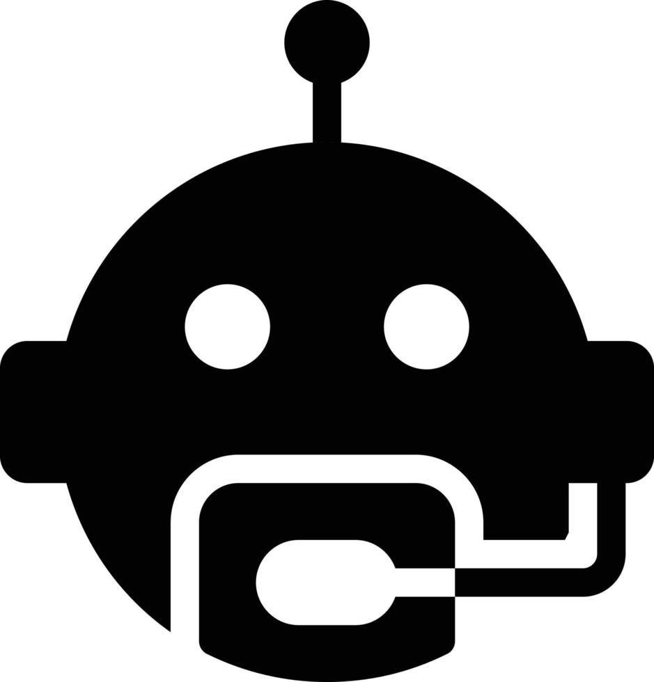 illustration vectorielle de robot sur un background.symboles de qualité premium. icônes vectorielles pour le concept et la conception graphique. vecteur