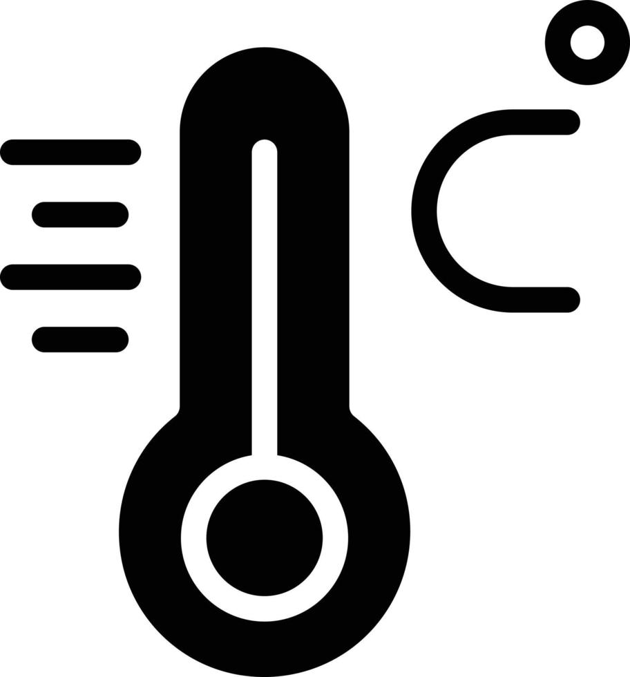 illustration de conception d'icône vectorielle celsius vecteur