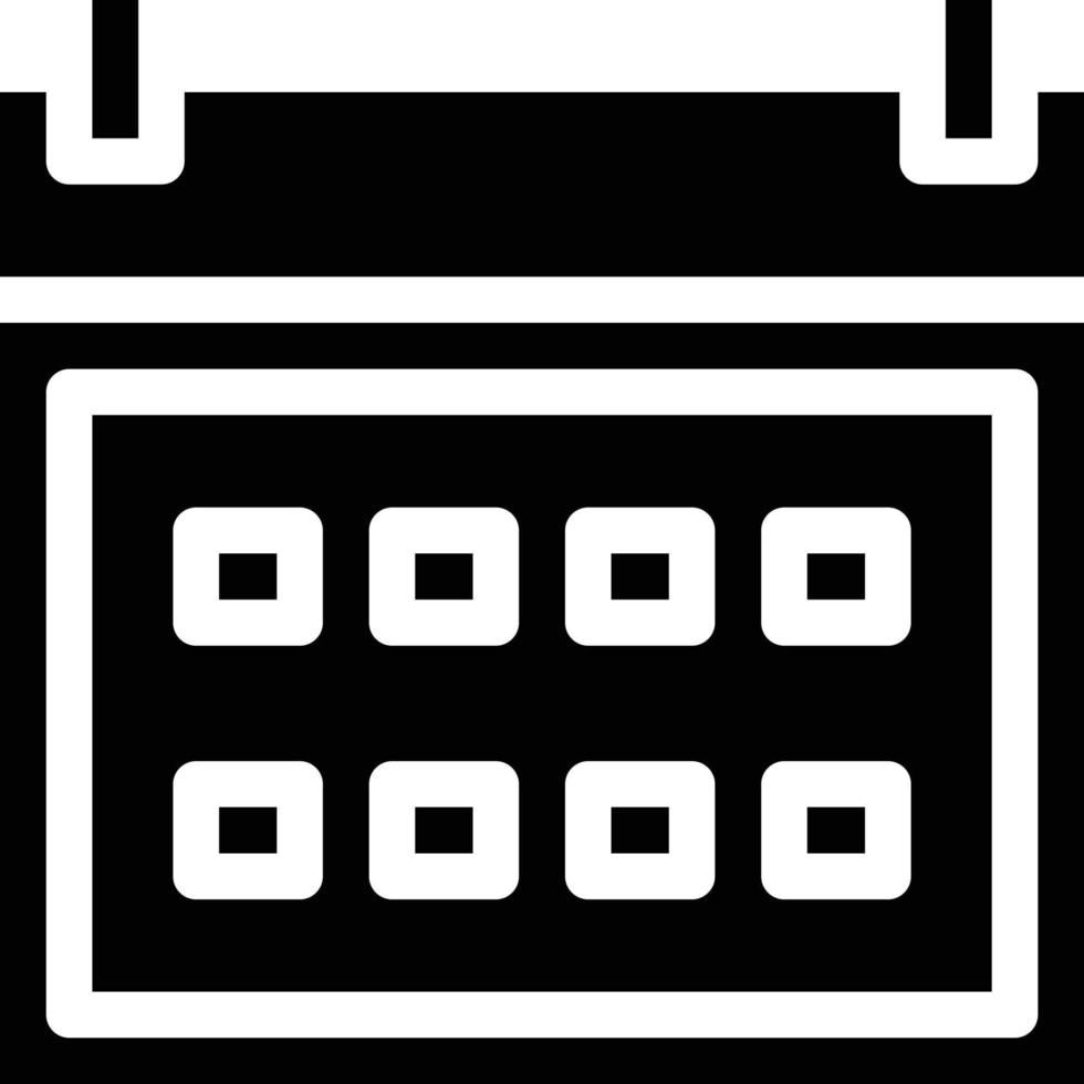 illustration de conception d'icône de vecteur de calendrier