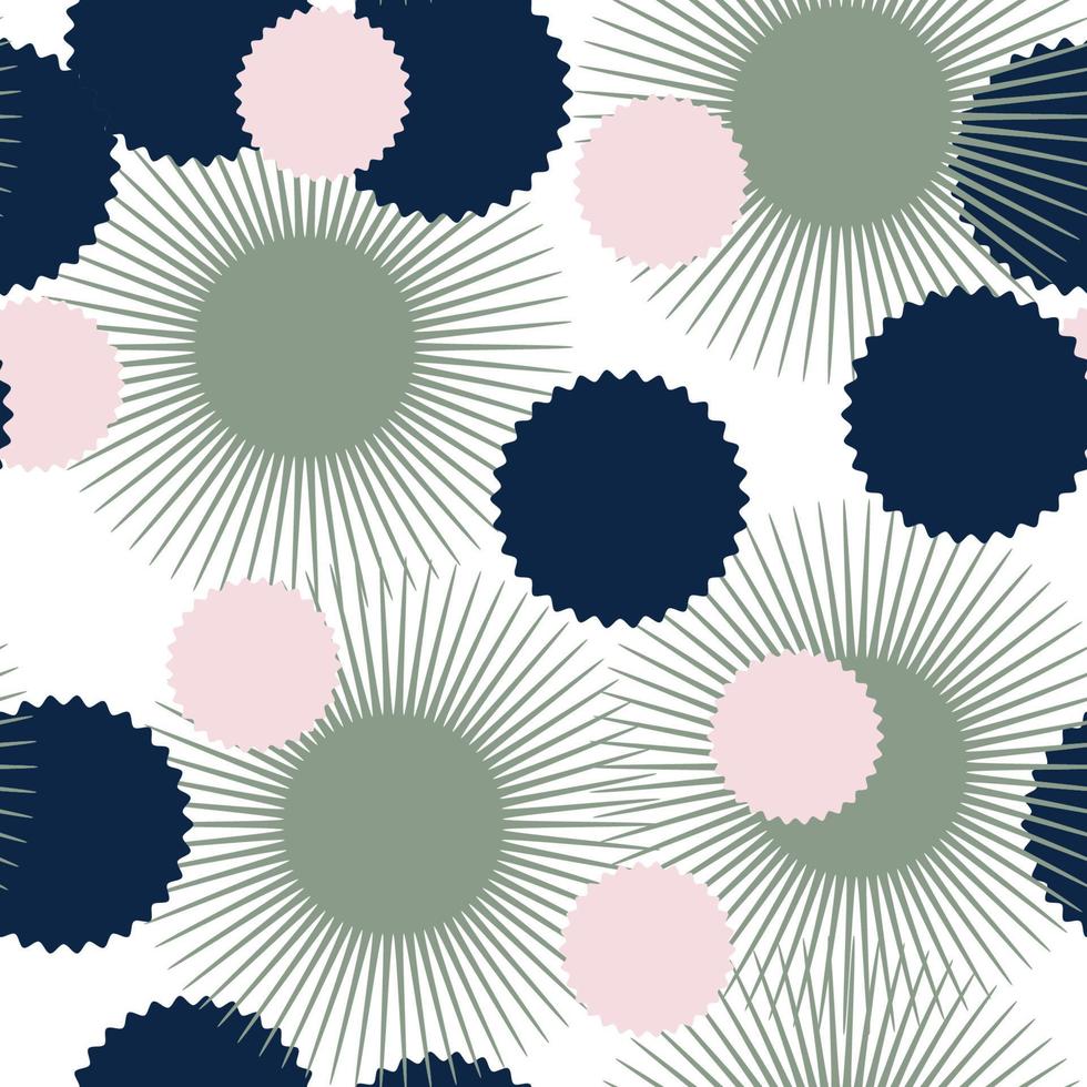 motif abstrait sans couture, arrière-plan géométrique avec des formes aléatoires, des cercles, des étoiles. vecteur