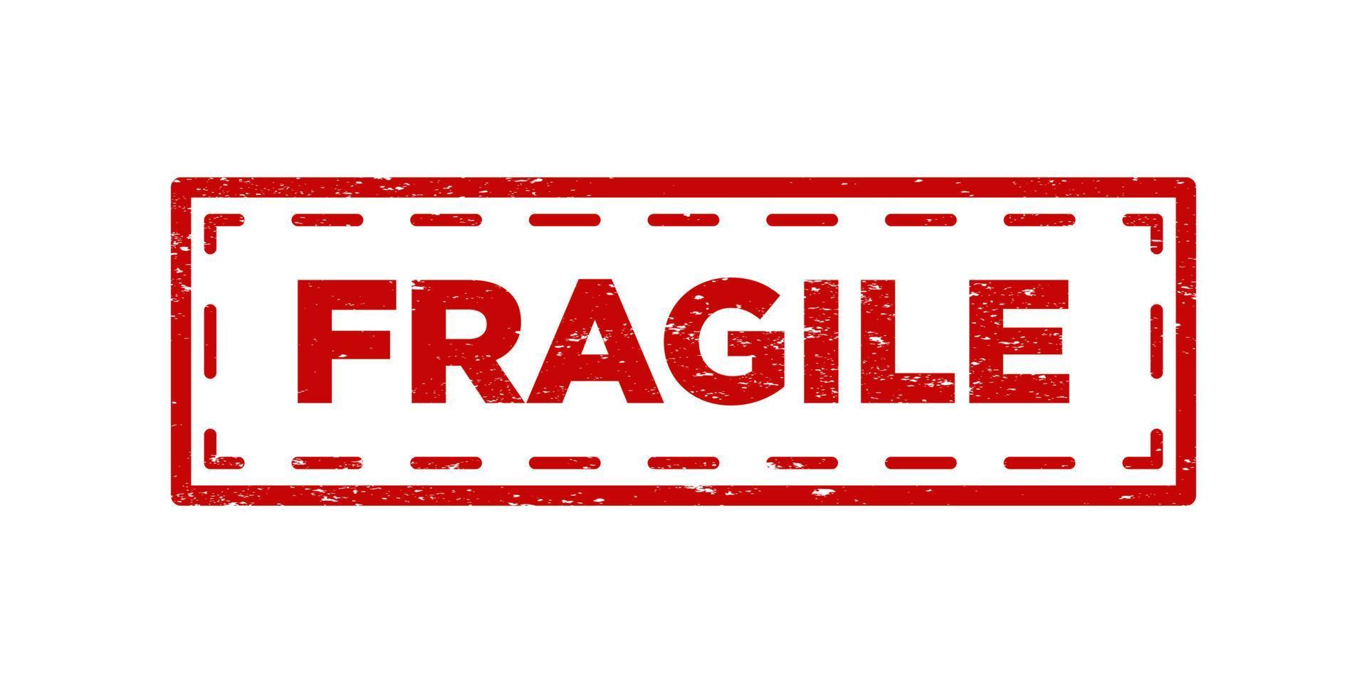 étiquette fragile imprimable pour les colis d'expédition. 4511185 Art  vectoriel chez Vecteezy