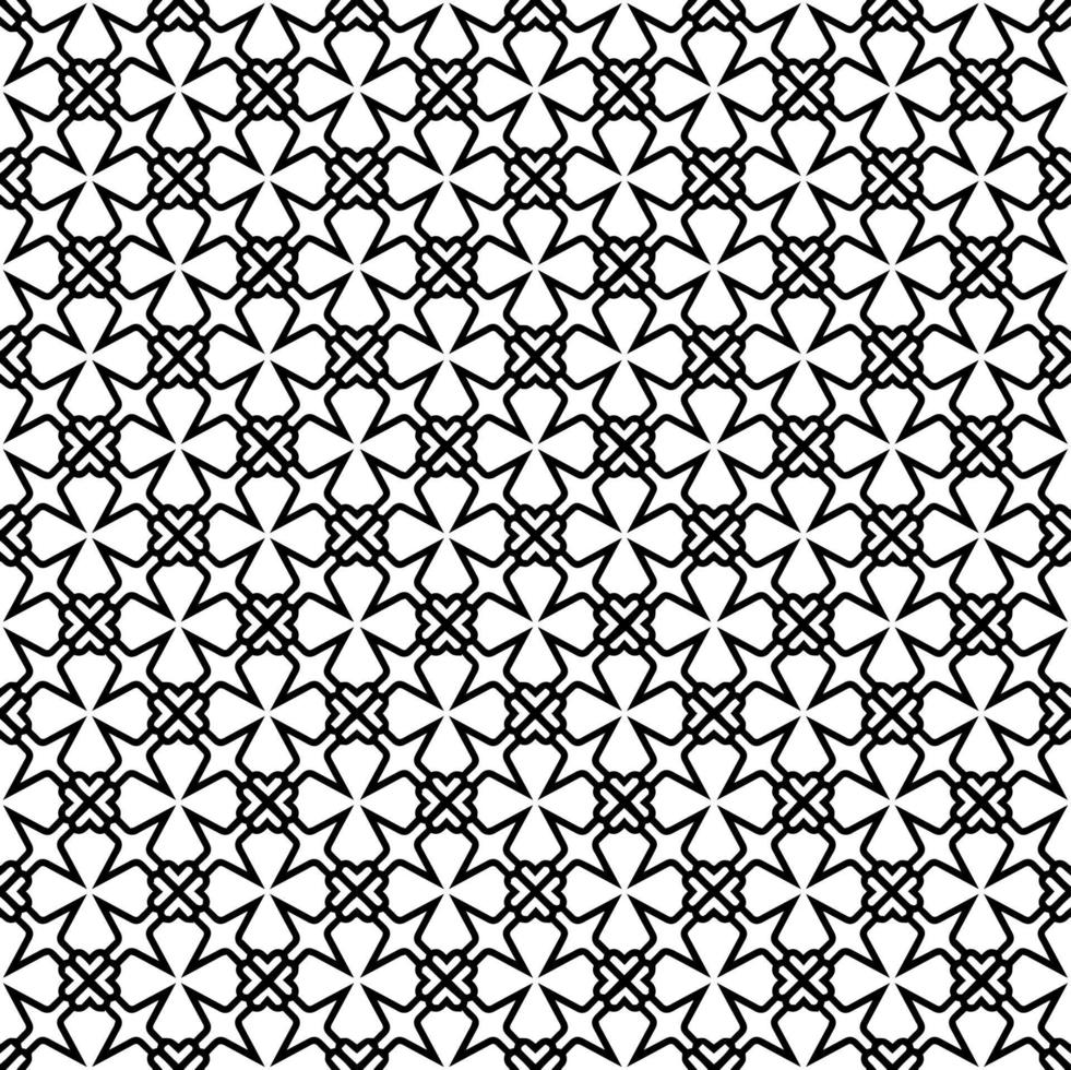 texture transparente motif noir et blanc. conception graphique ornementale en niveaux de gris. ornements en mosaïque. vecteur