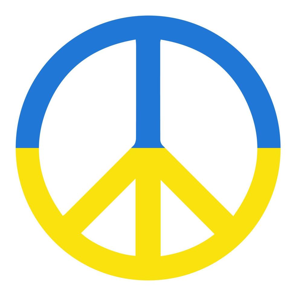 Ukraine. paix. amour vecteur