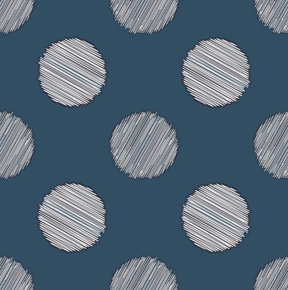 petite ligne aléatoire zigzag gribouillis en cercle forme géométrique sans soudure de fond. conception de couleur bleue minimaliste moderne. utilisation pour le tissu, le textile, les éléments de décoration intérieure, le rembourrage. vecteur