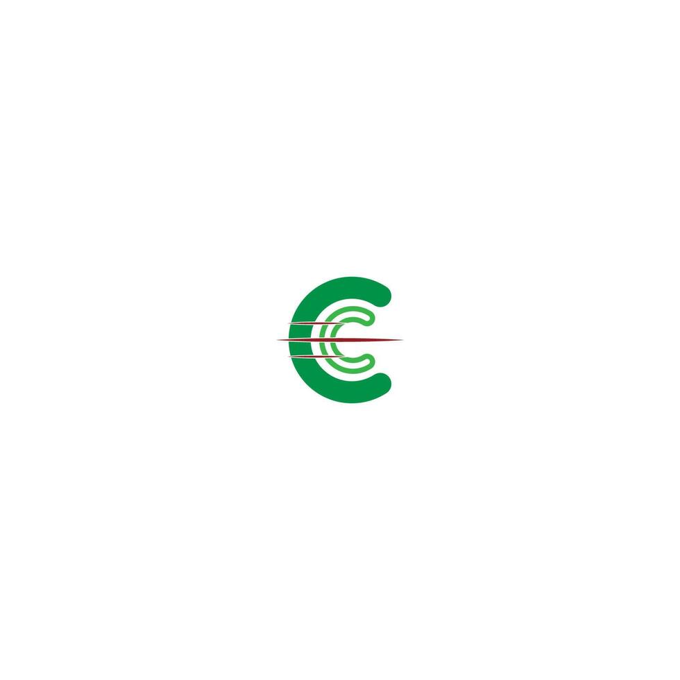 c lettre logo vecteur