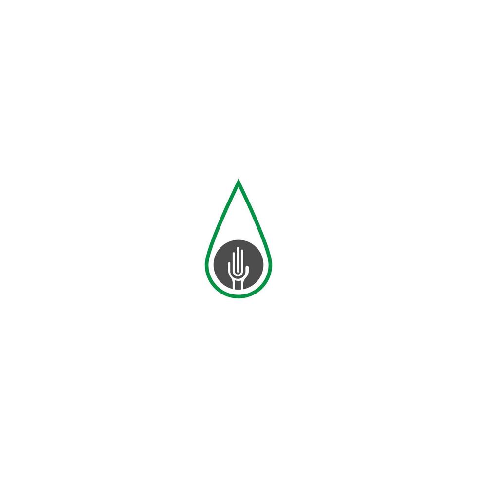 icône du logo symbole de la main vecteur