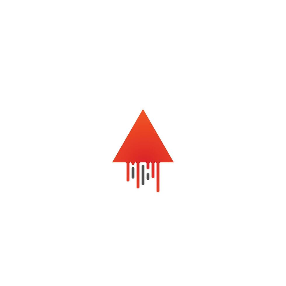 vecteur de logo triangle pyramide