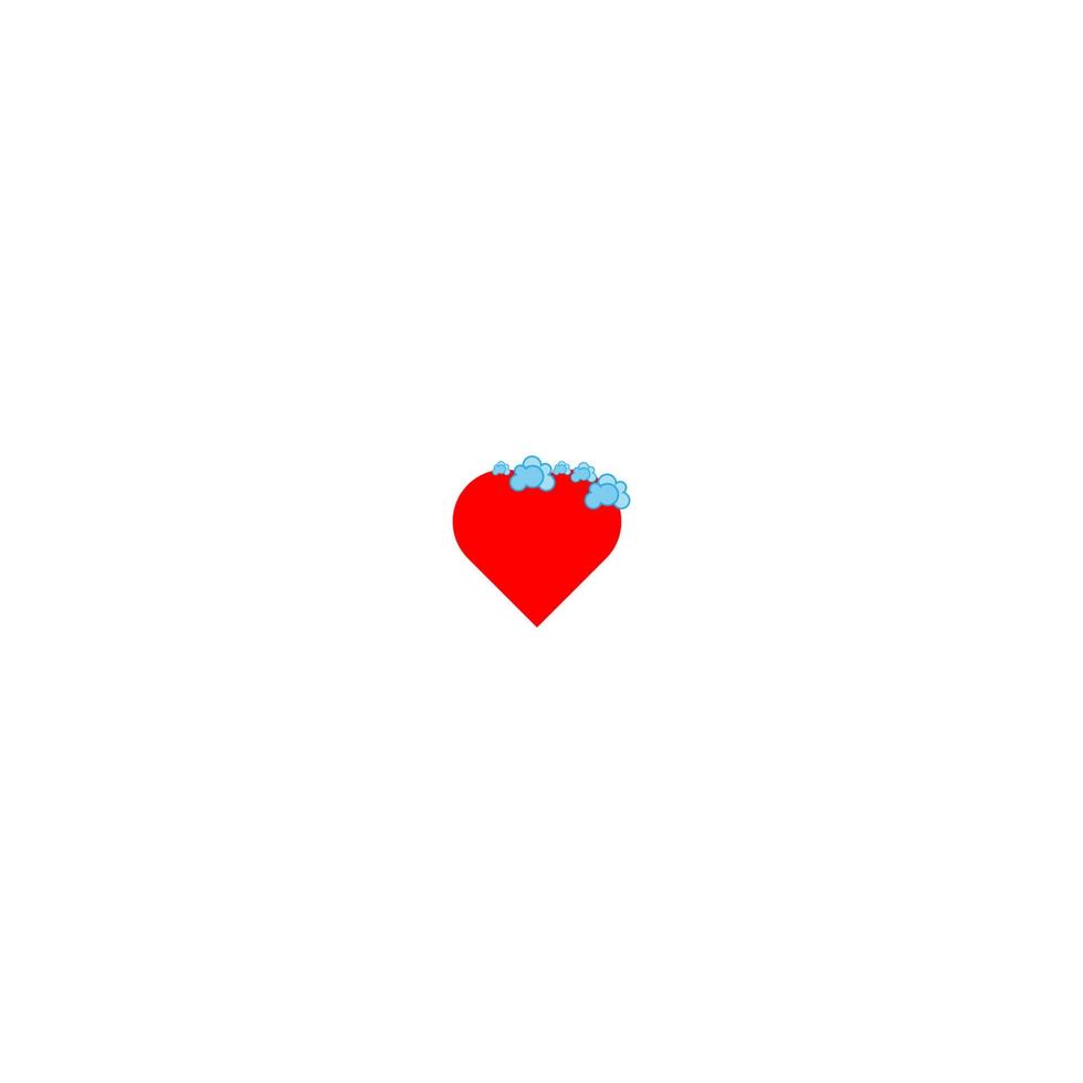 modèle d'icône de logo d'amour vecteur