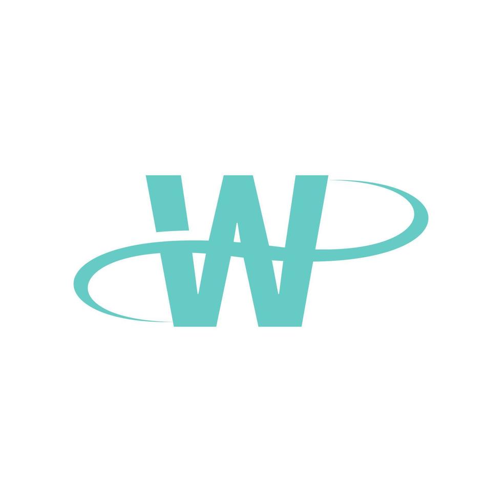 lettre w logo icône vecteur de conception