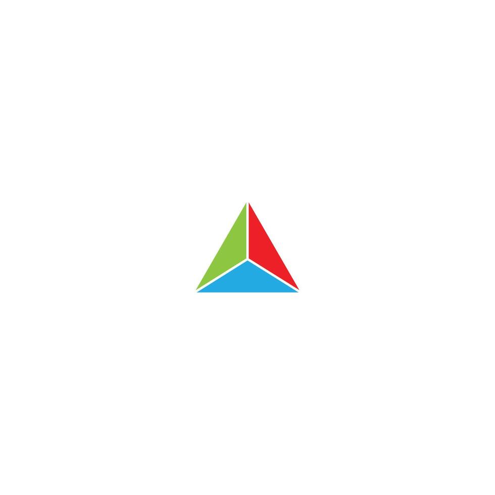 vecteur de logo triangle pyramide