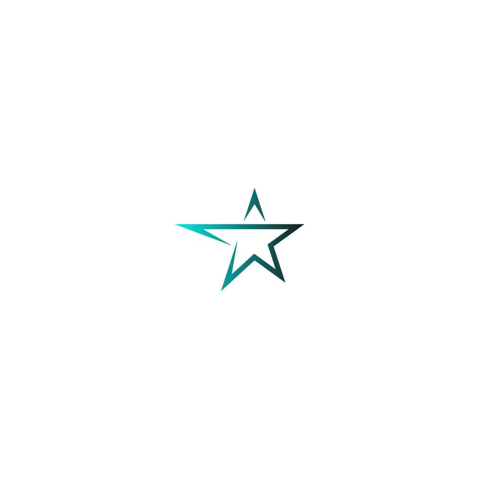 icône de vecteur de modèle de logo étoile
