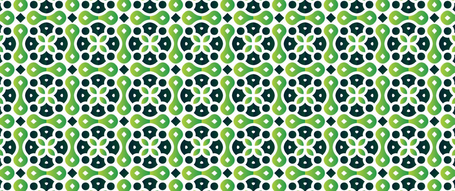 conception de motif géométrique abstrait vert vecteur