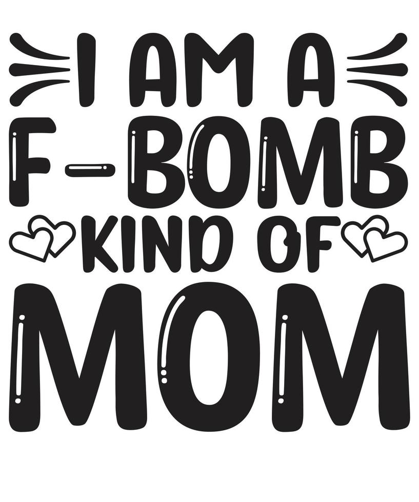 je suis une maman du genre f-bomb vecteur