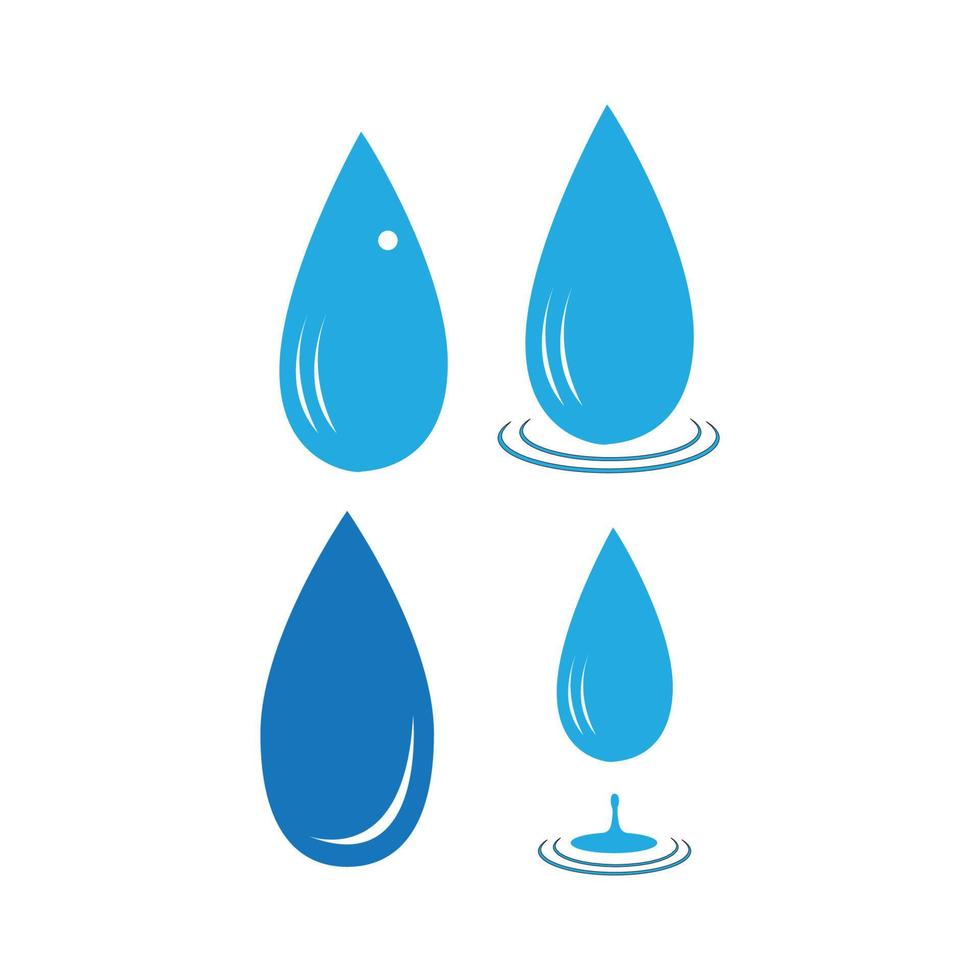 logo de goutte d'eau vecteur