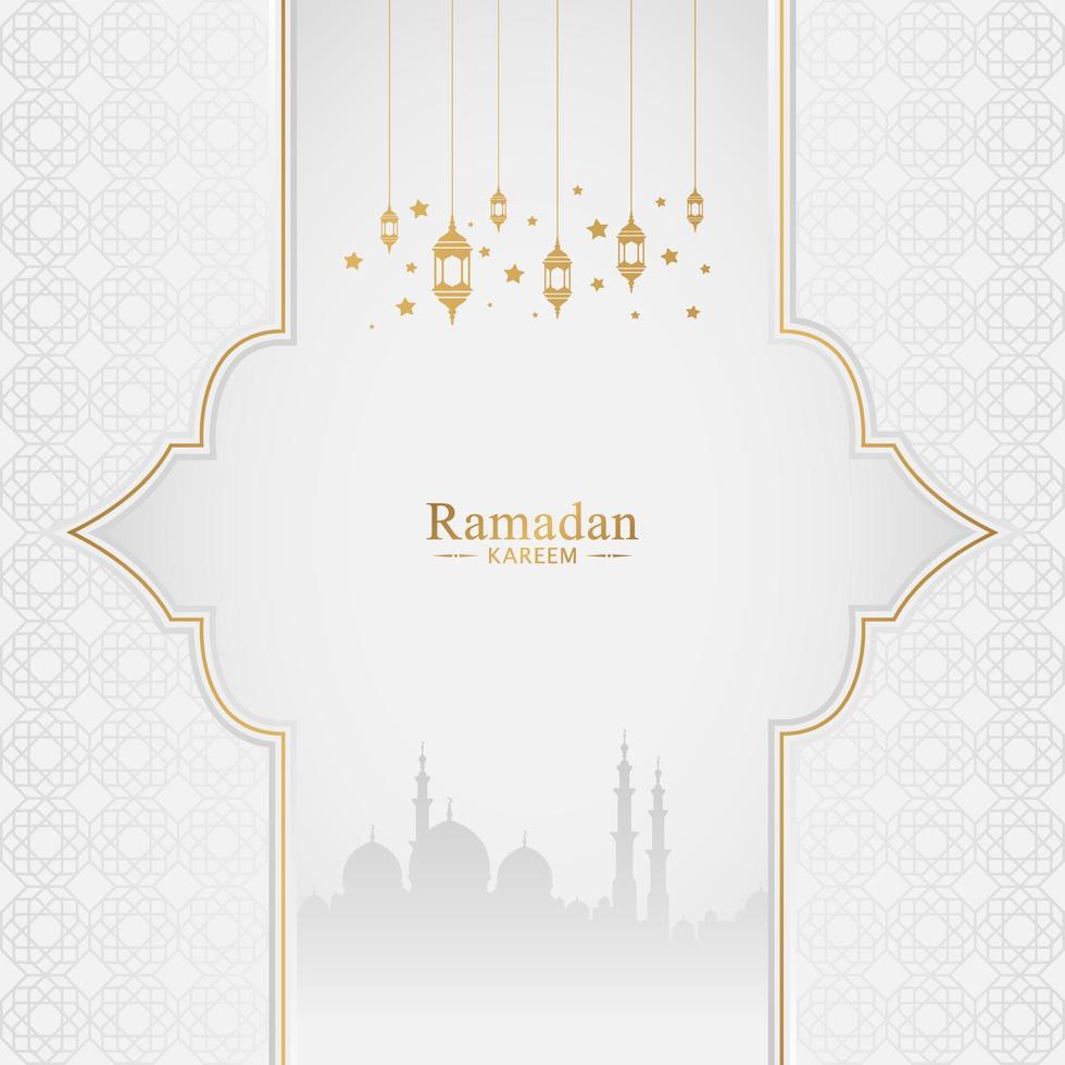 illustration de fond islamique ramadan kareem vecteur