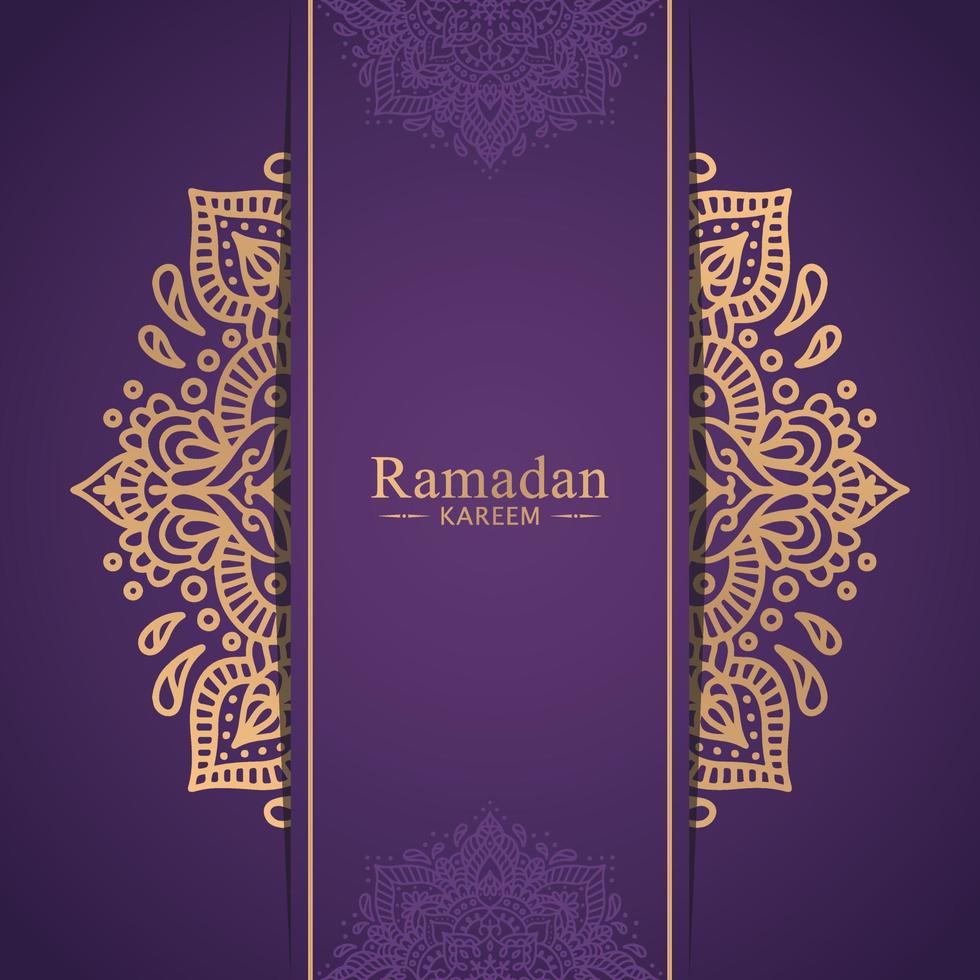 illustration de fond islamique ramadan kareem vecteur